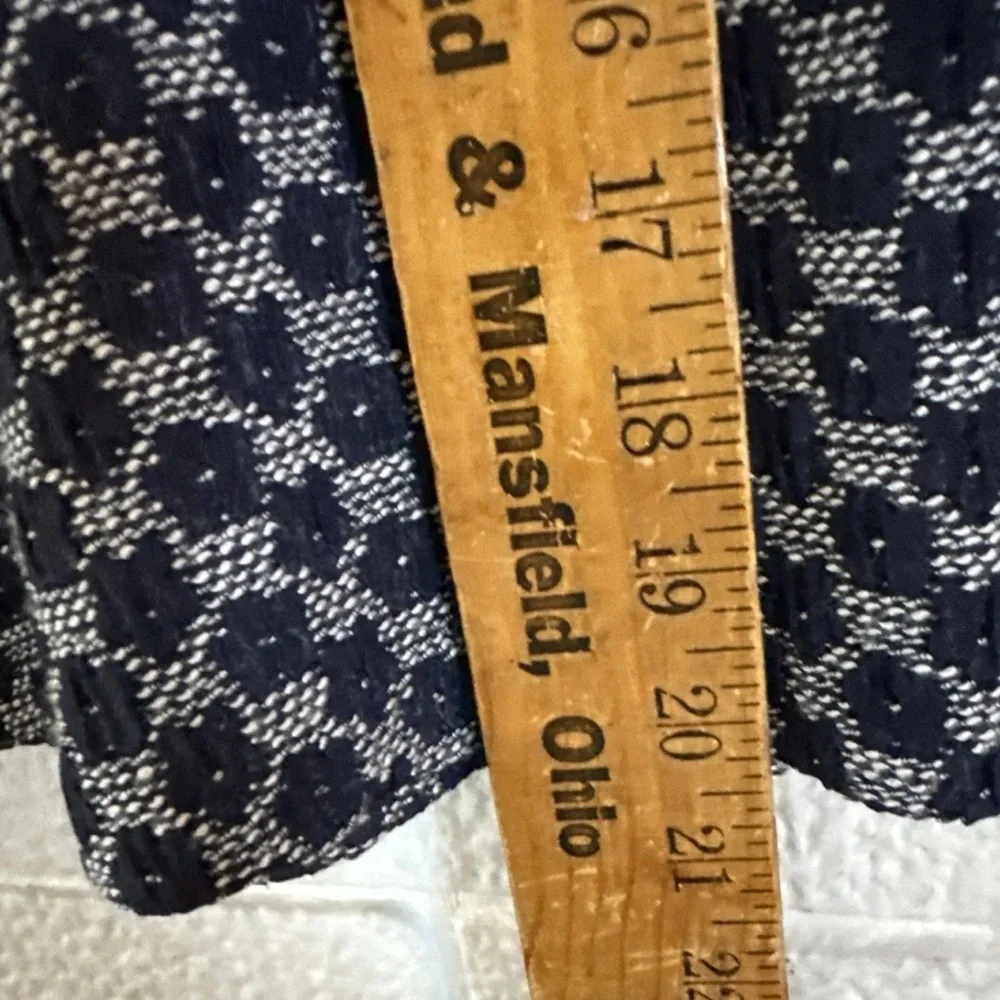 Y2K Ann Taylor Textured Woven Knee Length A Line Skirt Back Zipper 10